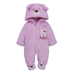 Baby Boy Girl Long-sleeved Thickened Climbing Winter Onesies Climbing Rompers
