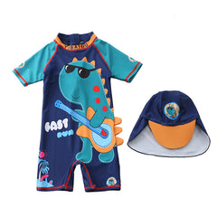 Kid Boy Conjoined Cute Swimsuits