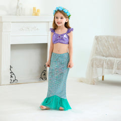 Kid Baby Mermaid Princess Summer Ariel Party Carnival Swimsuits