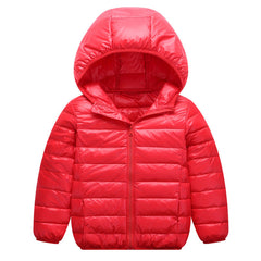 Kid Baby Boy Girl Down Cotton-padded Lightweight Jacket Coats