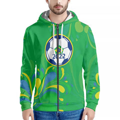 Kid Baby Boy Hoodie Dutch Spanish Brazilian Fans Cheering For The 2022 FIFA World Cup In Qatar