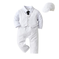 Baby Boy Harley Long Sleeve Secret Button Crawl 2 Pcs Sets