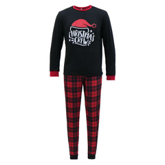 Family Plaid Cotton Parent-child Christmas Home Pajama Set