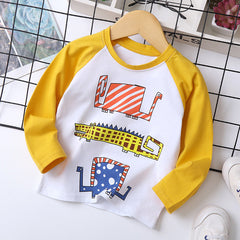 Baby Boy Cute Tops Autumn Spring  Long Sleeve Shirt