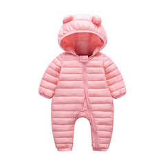 Baby Girl Boy Light Down Crawling Newborns One Piece Cotton Padded Rompers