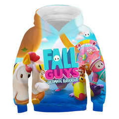 Kid Baby Boy Girl Fall Guys Ultimate Knockout Pullover Hoodie