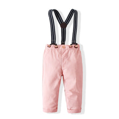 Baby Boy Gentlemen Formal Spring Autumn Long-sleeve Suit 2 Pcs Sets