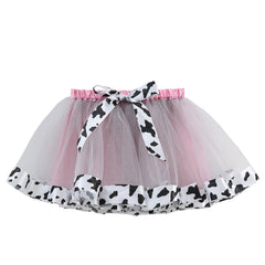Kid Baby Girl Tutu Printed Fluffy Skirts