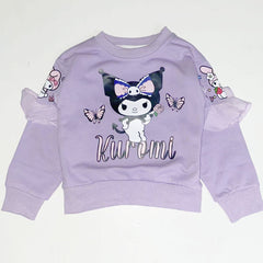 Kid Girl Blocking Stylish Kuromi Shirts Tops