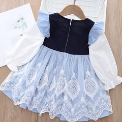 Kid Baby Boy Lolita Western Snow White Princess Dress