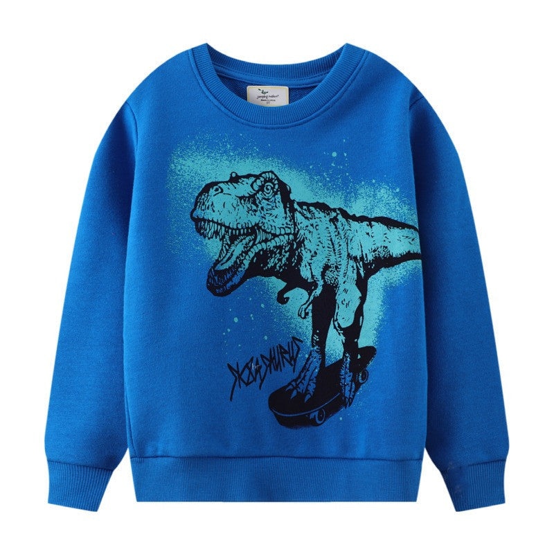 Kid Baby Boy Round Neck Autumn Base Shirt
