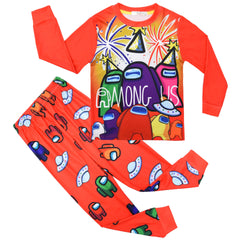 Kid Boy Cuhk Home Suit Long Sleeved Game Pajamas