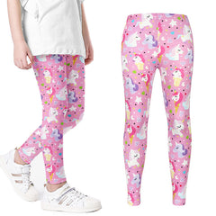 Kid Baby Girls Leggings Cartoon Printed Mosquito Repellent Pants