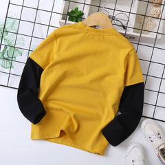 Kid Boy Sweatshirt Long Sleeve Fashion Spring Tops