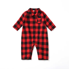 Family Matching Mother Daughter Plaid Christmas Autumn Dress