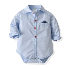 Baby Boy Suit Halter Suit Triangle Formal 3 Pcs Sets