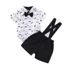 Baby Boys Gentlemen Triangle Summer 2 Pcs Sets
