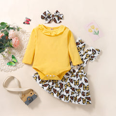 Baby Girl Butterfly Strap 3 Pcs Sets