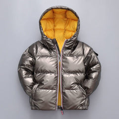 Kid Boy Down Cotton Jacket Thickened Autumn Winter Coats