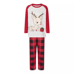 Family Matching Parent-child Family Happy Deer Christmas Pajamas Loungewear
