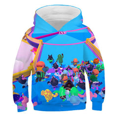 Kid Baby Boy Girl Fall Guys Ultimate Knockout Pullover Hoodie