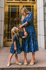 Family Matching Lovely Spring Summer Holiday Casual Dress