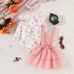Halloween Baby Girl Cute Ghost Chapter 2 Pcs Sets