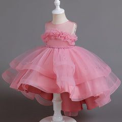 Kid Girl Princess Summer Fluffy Gauze Dress