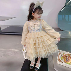 Kid Baby Princess Autumn Long Sleeve Dresses