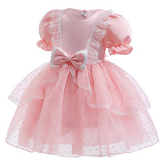 Kid Baby Girls Summer Lolita Princess Mesh Pompous Dresses