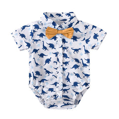Baby Boys Gentlemen Summer Short Sleeve 2 Pcs Sets