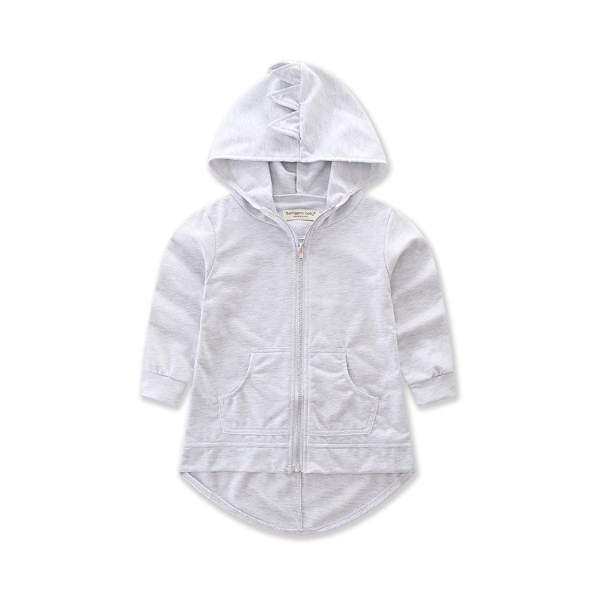 Kid Baby Boy Dinosaur Three-dimensional Long Sleeve Fall Coat