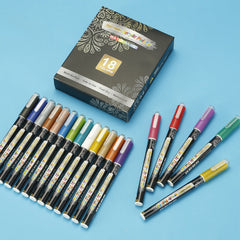Acrylic Paint Marker Pen 18 Colors Set