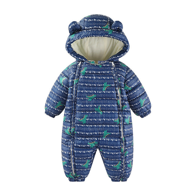 Baby Cotton Jumpsuit Crawling Going Out Winter Rompers