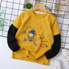 Kid Boy Sweatshirt Long Sleeve Fashion Spring Tops