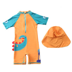 Kid Boy Conjoined Cute Swimsuits