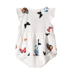 Family Matching Parent-child Father Mother Dress Flower Print Shirts Tops