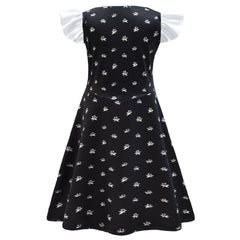 Kid Adams Family Cosplay Black Wednesday Dresses