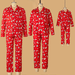 Family Matching Parent-child Autumn Winter Home Christmas Pajamas