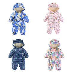 Baby Cotton Jumpsuit Crawling Going Out Winter Rompers