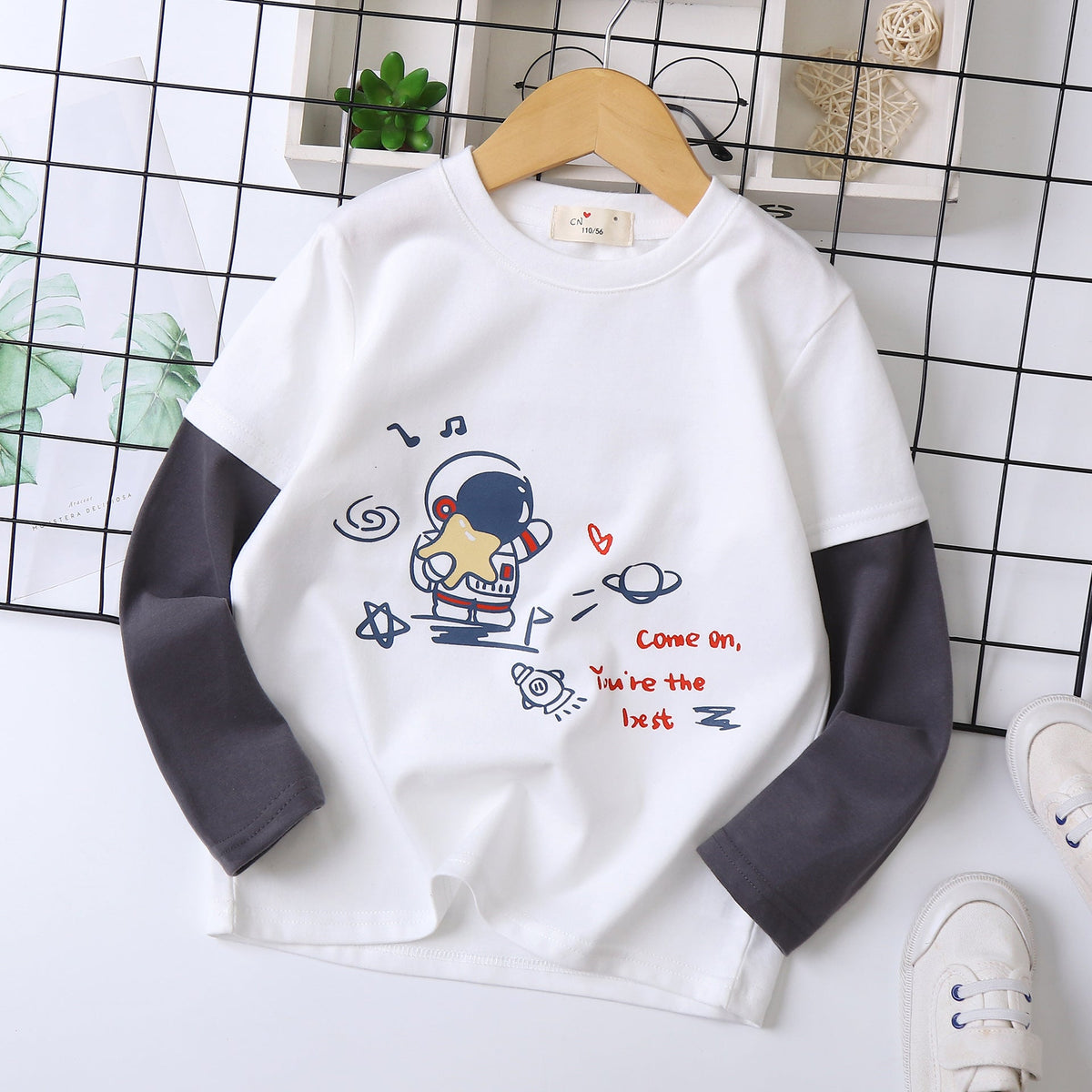 Kid Boy Sweatshirt Long Sleeve Fashion Spring Tops