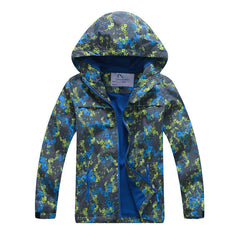 Kid Boys Storm Trench Coat Windproof Rain Warm Jacket Coats