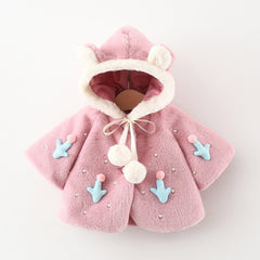 Baby Girl Capes Cactus Hooded Hair Shawl Coats
