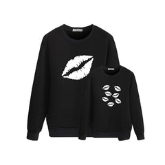 Family Matching Mother Daughter Valentine T-shirt  Alphabet Print Tops