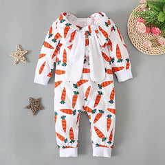 Baby Boys Girl Spring Autumn Cartoon Long Sleeve Bodysuits Rompers