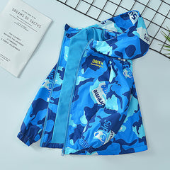 Kid Boy Jacket Thin Velvet Spring Autumn Coats