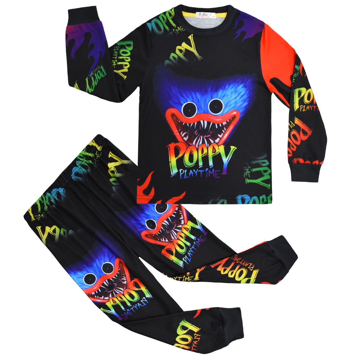 Kid Boys Home Long Sleeve Suit Playtime Pajamas