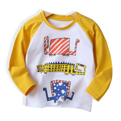 Baby Boy Cute Tops Autumn Spring  Long Sleeve Shirt