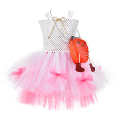 Kid Easter Girl Dress Bunny Cartoon Animal Tutu Suit 2 Pcs Sets