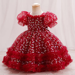 Baby Girl First Birthday Party Wedding Dress